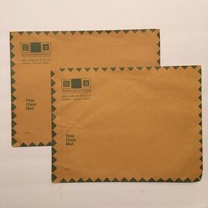 1950s-1970s GM Warehousing Distribution Envelope Atlanta GA Lindbergh Dr 10x13"